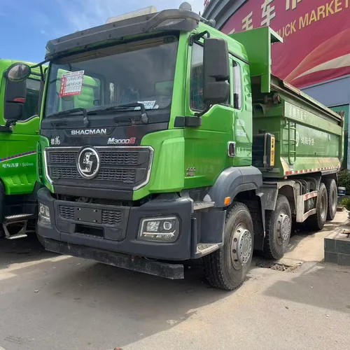 Municipal Green Used Delong M3000S Dumper Truck 2021 Year 400HP Weichai Engine