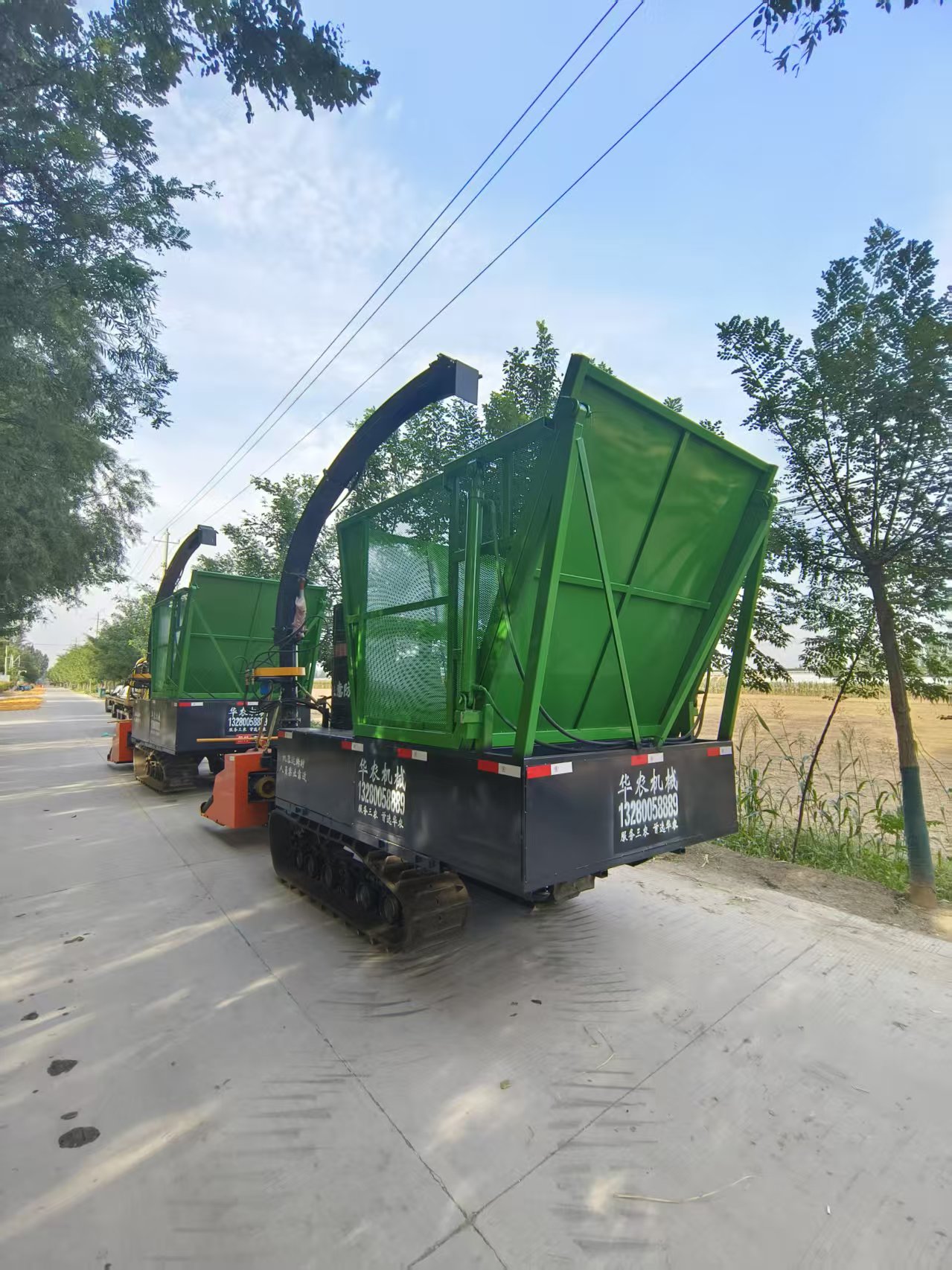Fully Automatic Crawler Corn Silage Harvester, Straw Crushing & Harvesting Machine