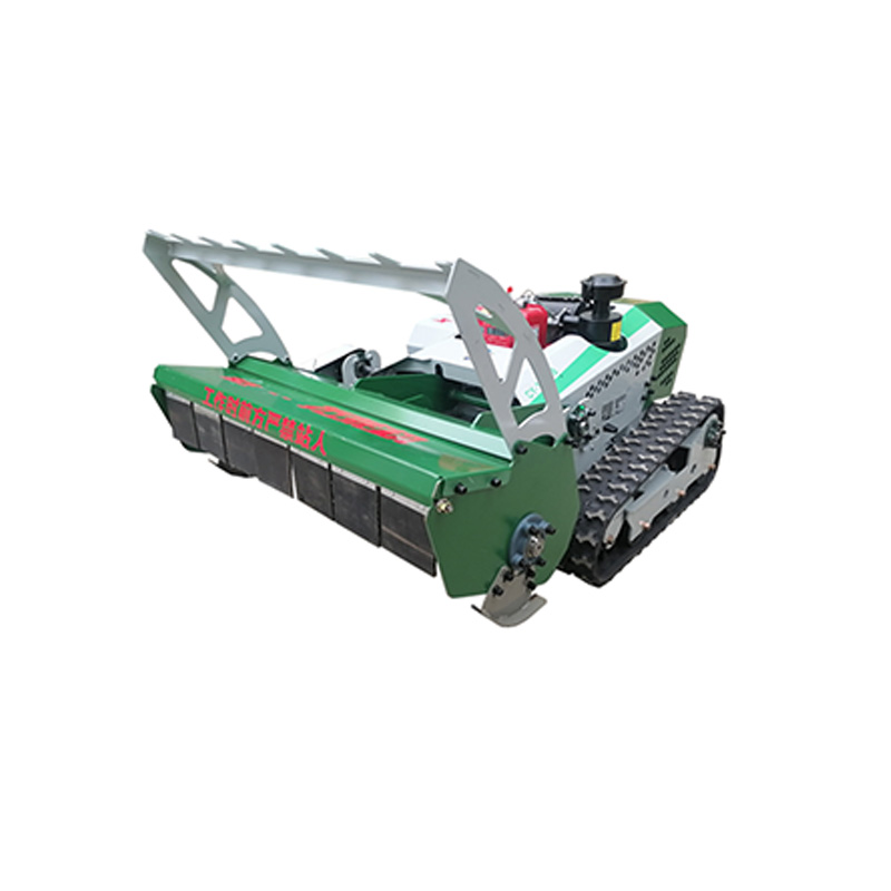 500m Remote Control Orchard Flail Mower Dual 800W Drive Motor For Hilly Farm