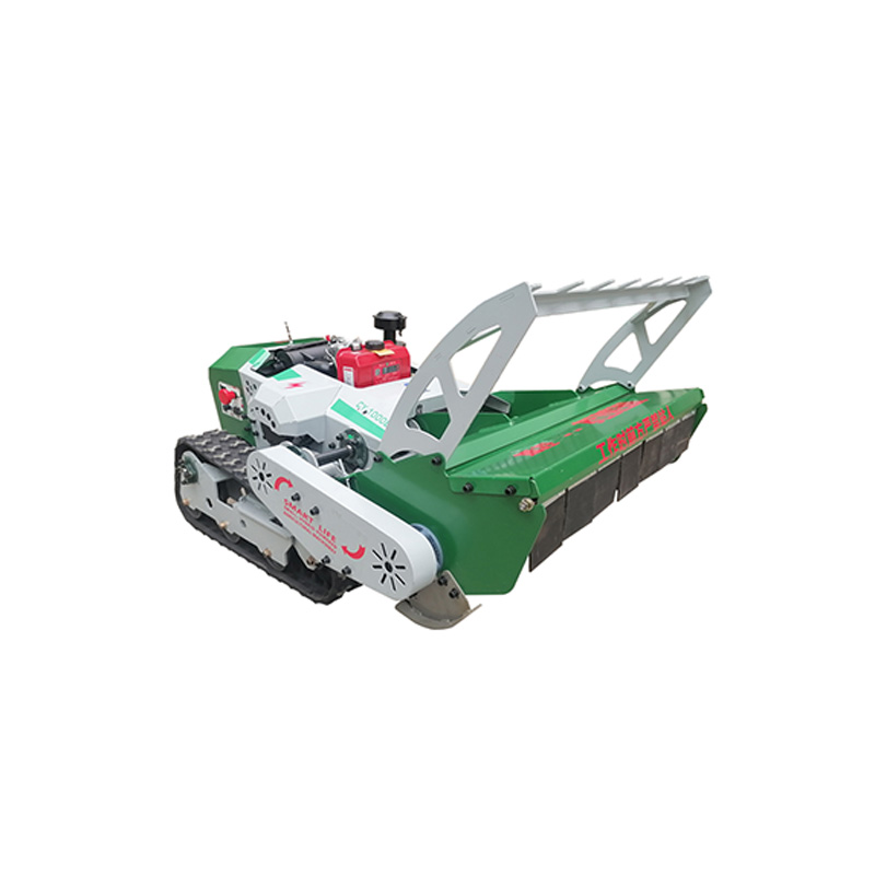 500m Remote Control Orchard Flail Mower Dual 800W Drive Motor For Hilly Farm