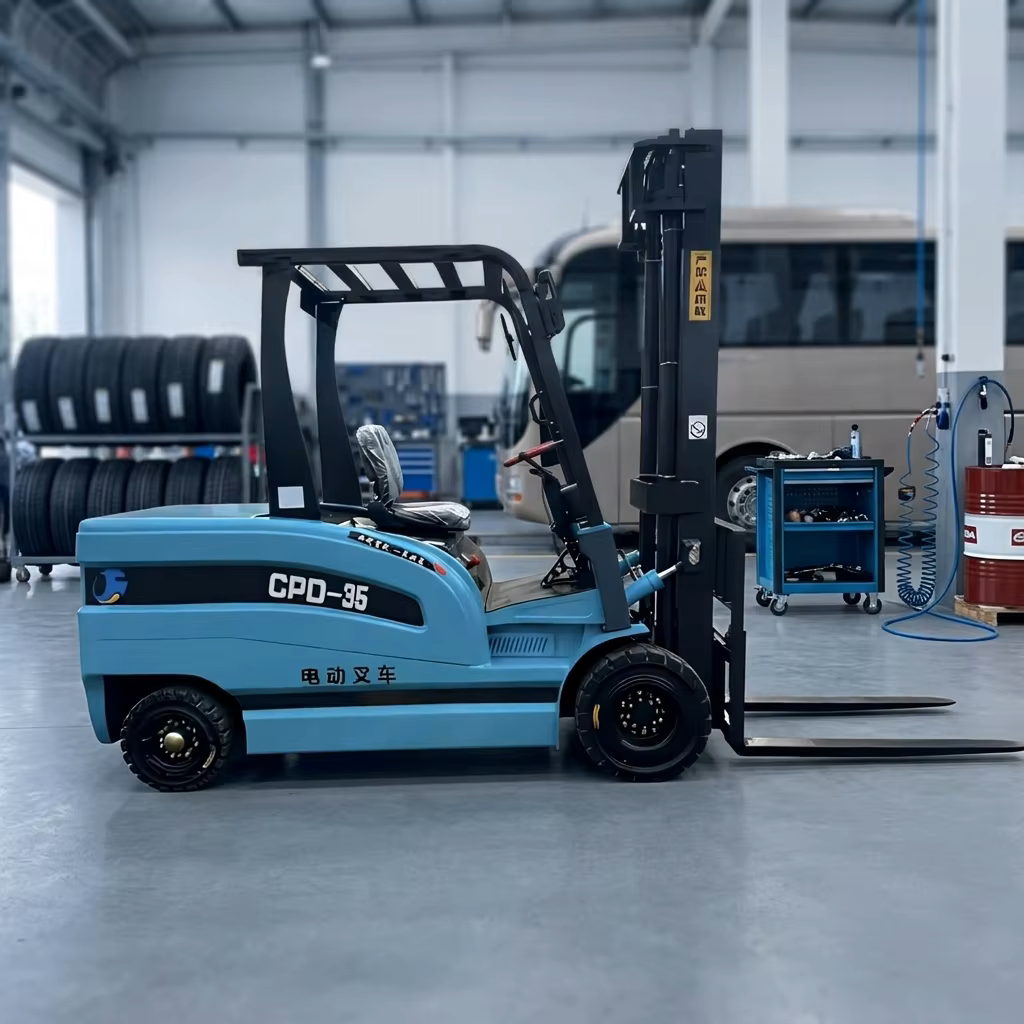 Factory Direct 60V Lithium Battery Drive 3.5 Ton Electric Forklift for Construction Farm Cargo Handling
