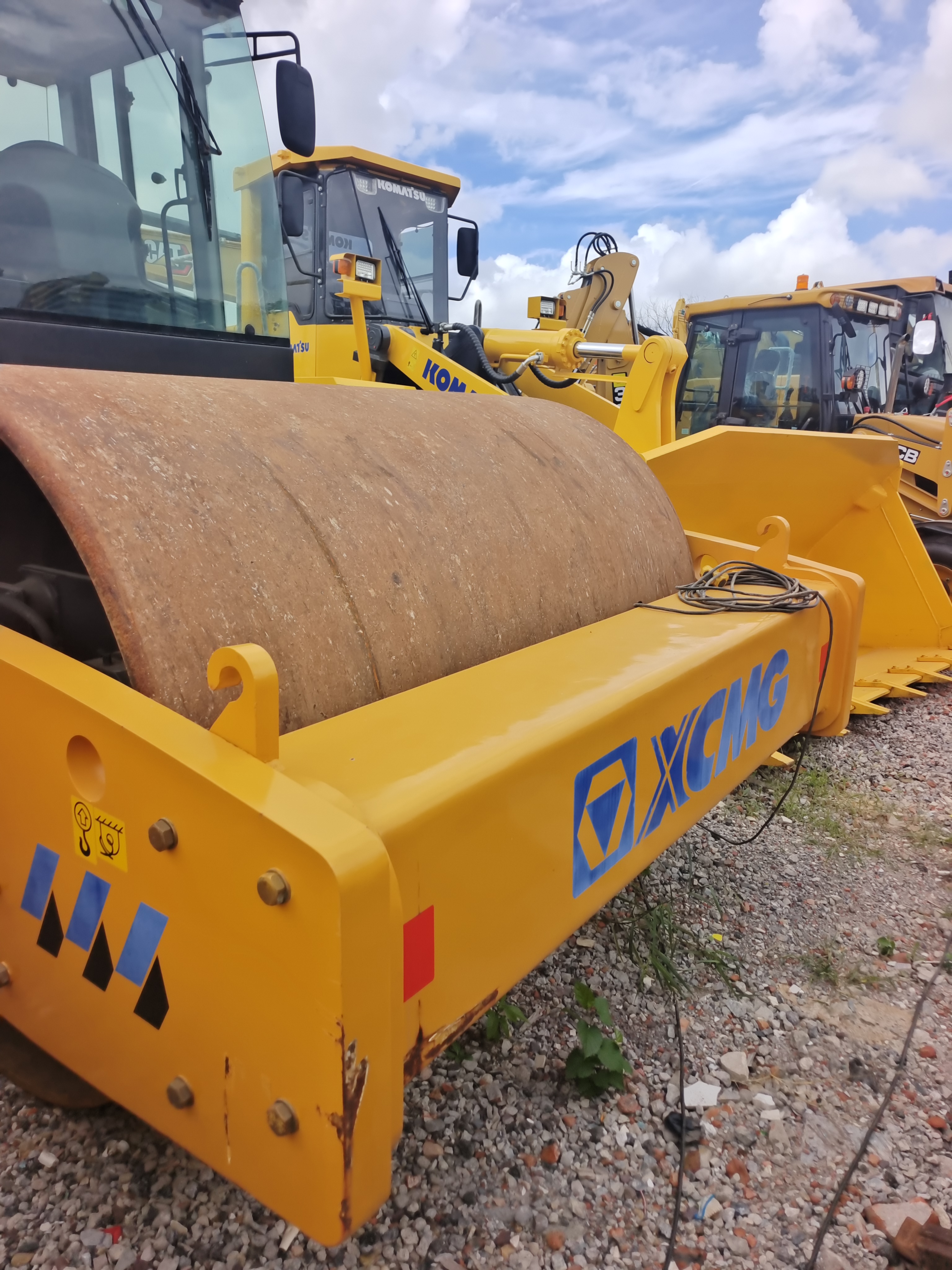 XCMG Official Manufacturer Used Road Machine Xs183j 18ton Single Drum Road Roller Second Hand