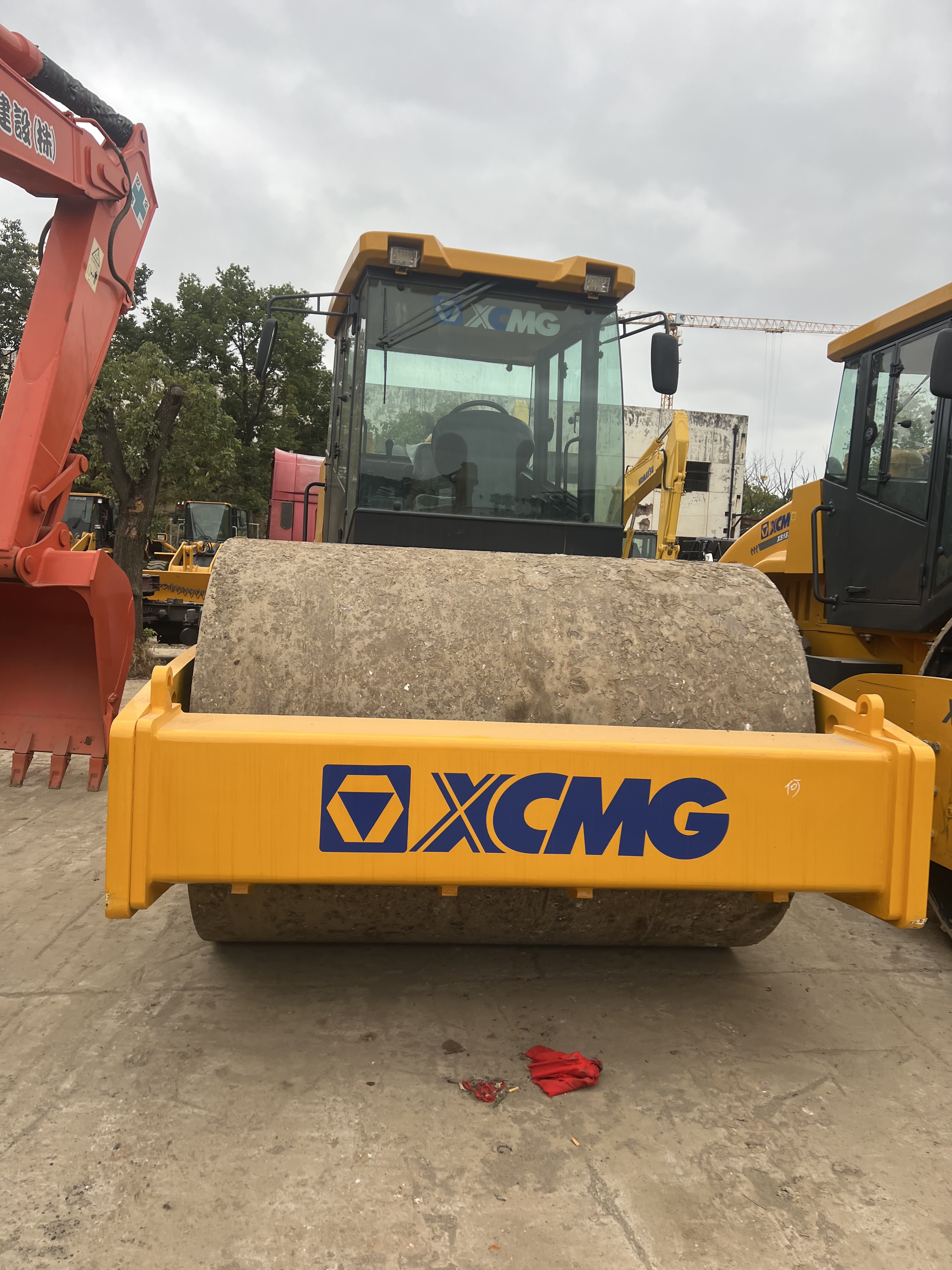 XCMG Steel Used Compactor Machine Xs183j China 18 Ton Single Drum Vibratory Road Roller Second Hand