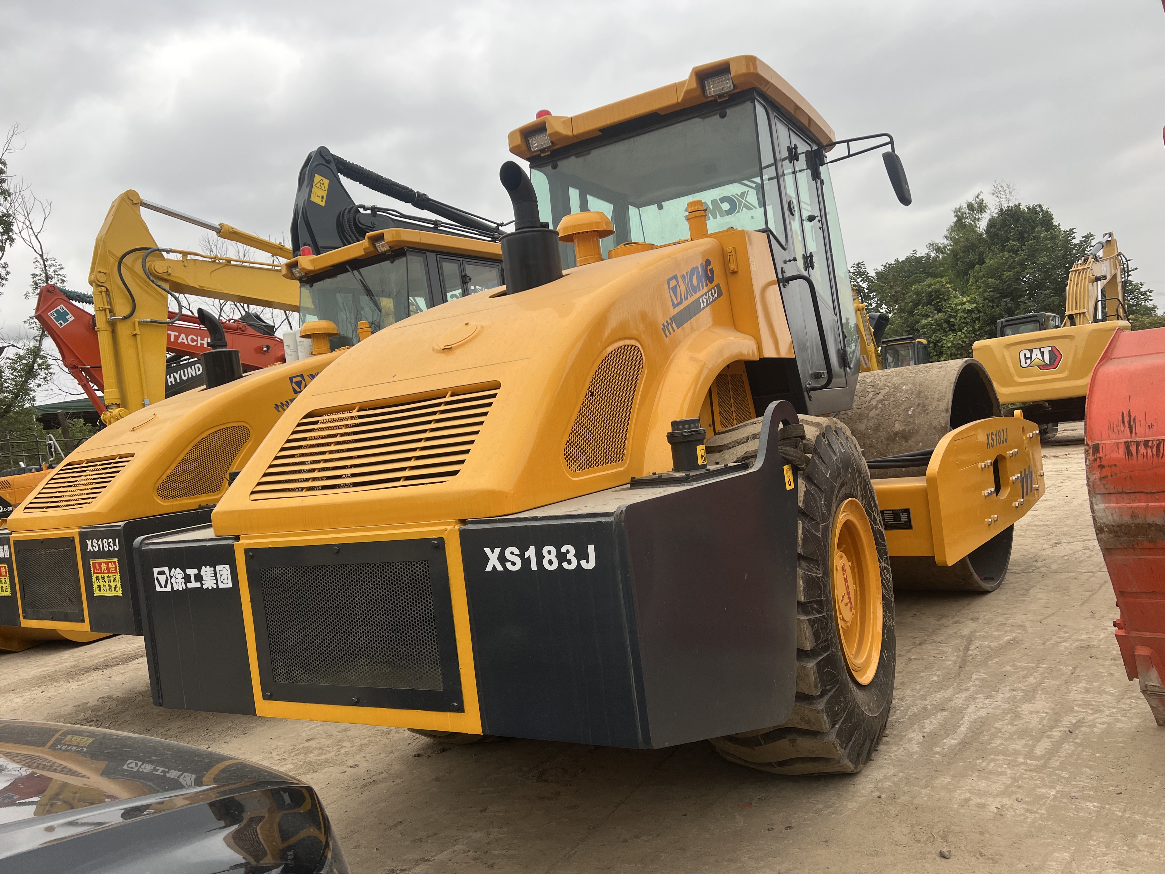 XCMG Steel Used Compactor Machine Xs183j China 18 Ton Single Drum Vibratory Road Roller Second Hand
