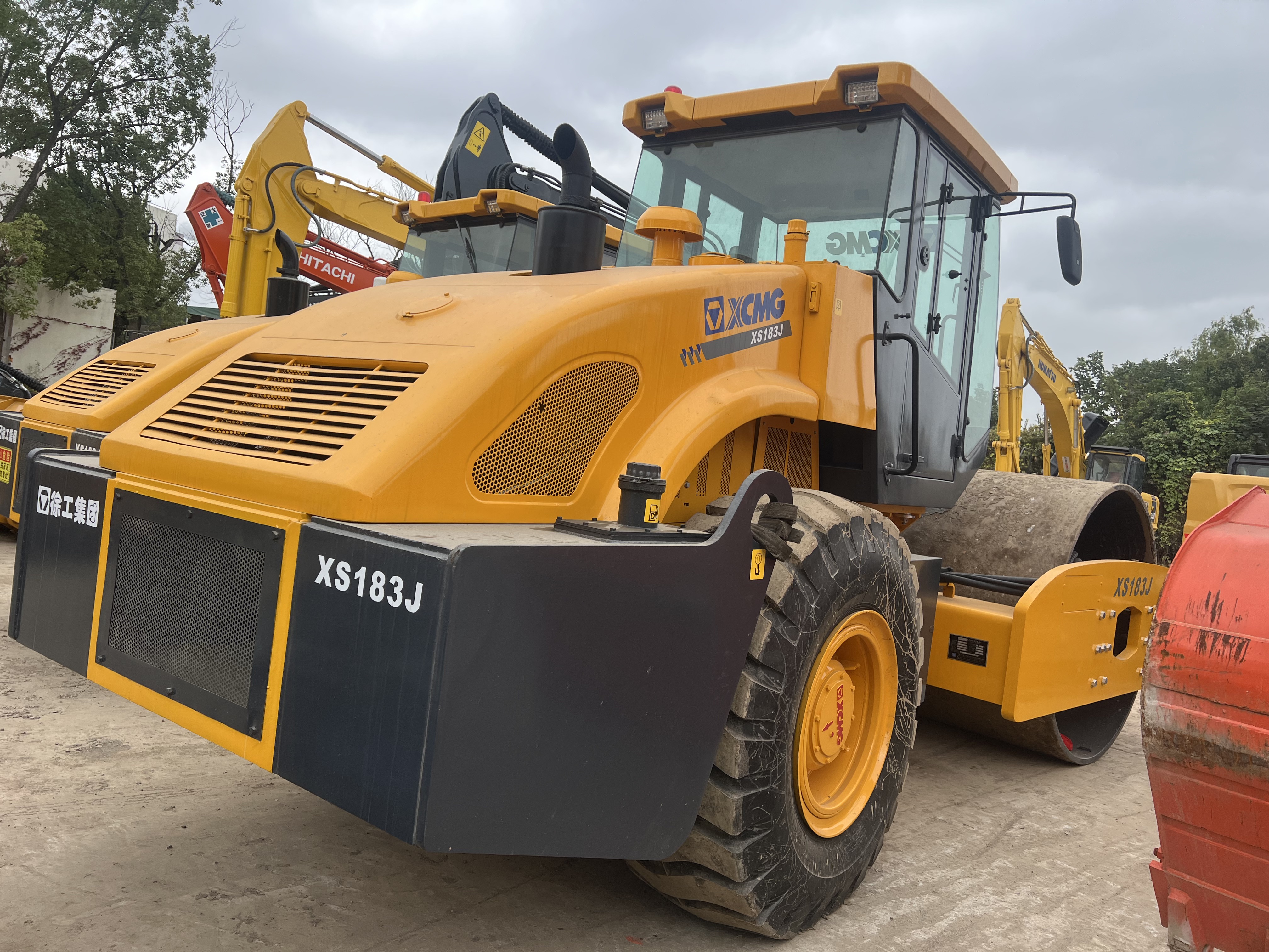 XCMG Steel Used Compactor Machine Xs183j China 18 Ton Single Drum Vibratory Road Roller Second Hand