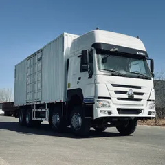 Sinotruk Howo 8×4 Box Cargo Truck