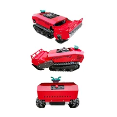 500m Remote Control Orchard Flail Mower 1000mm Tungsten Steel Cutting Head