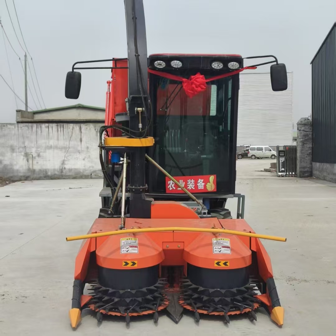 Wheel Disc Silage Harvester, Automatic Corn Stalk Forage Harvester for Farm