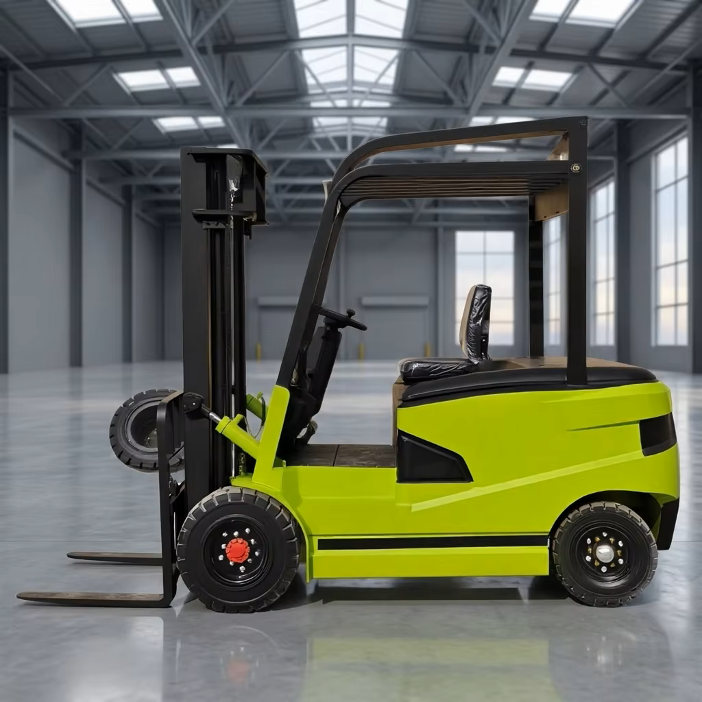 Factory Wholesale 4 WD Lithium Battery Electric Forklift 2 Ton for Industrial Building Site Operation