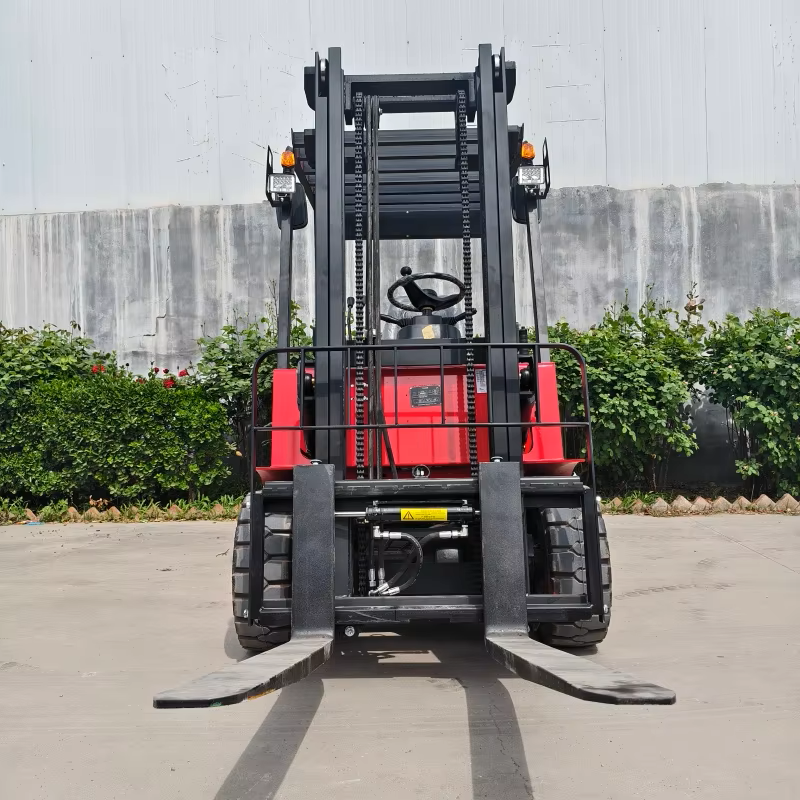 Factory Direct Four Wheel Drive Hydraulic 2.5 Ton Electric Forklift for Factory Workshop Heavy Goods Lifting
