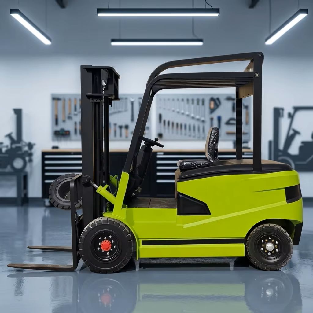Factory Wholesale 4 WD Lithium Battery Electric Forklift 2 Ton for Industrial Building Site Operation