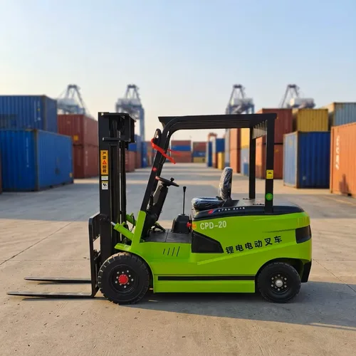 Factory Wholesale 4 WD Lithium Battery Electric Forklift 2 Ton for Industrial Building Site Operation