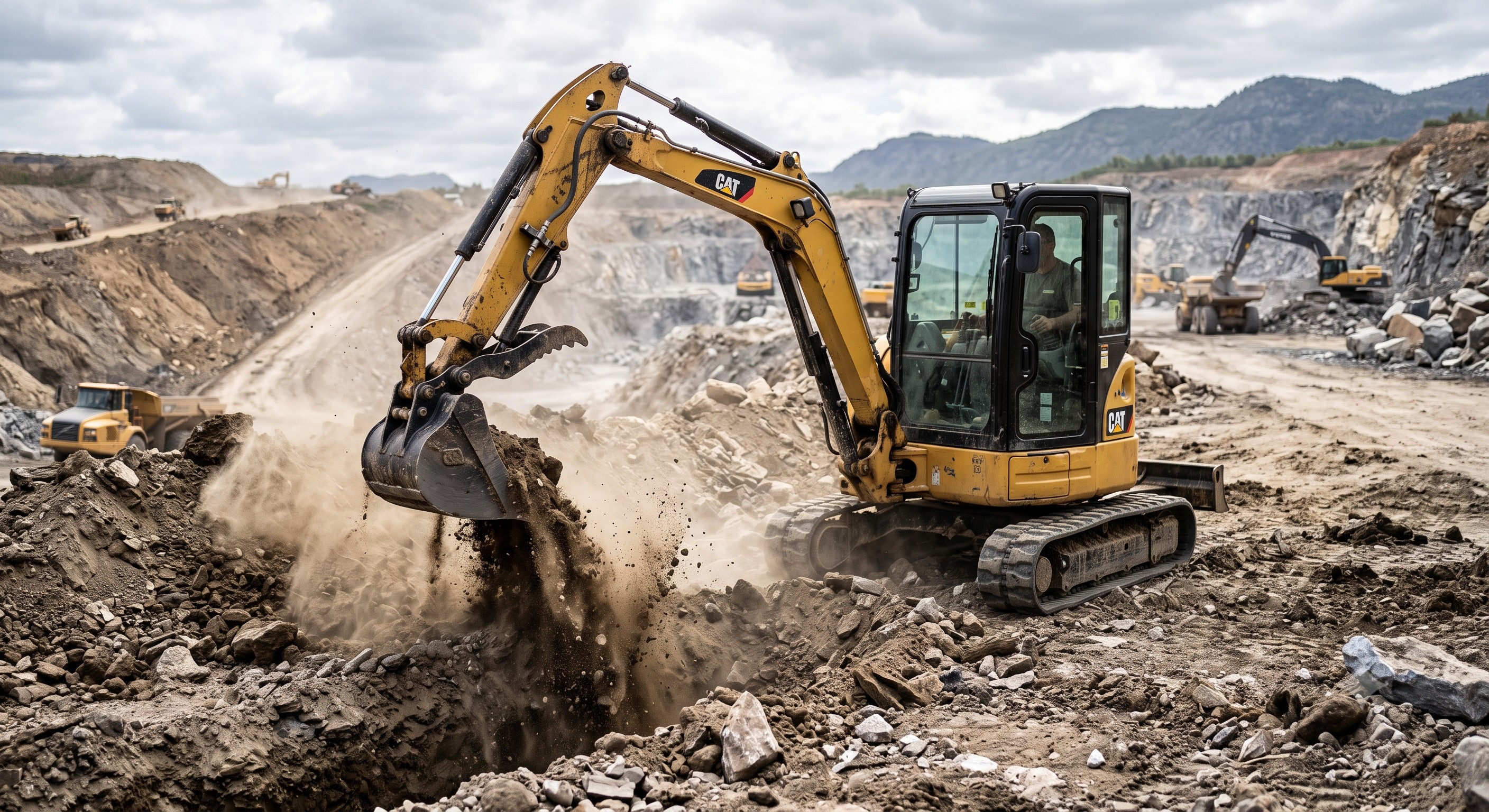High-Performance Small Excavating Machine | 6.0 Ton Mini Excavator Exporter