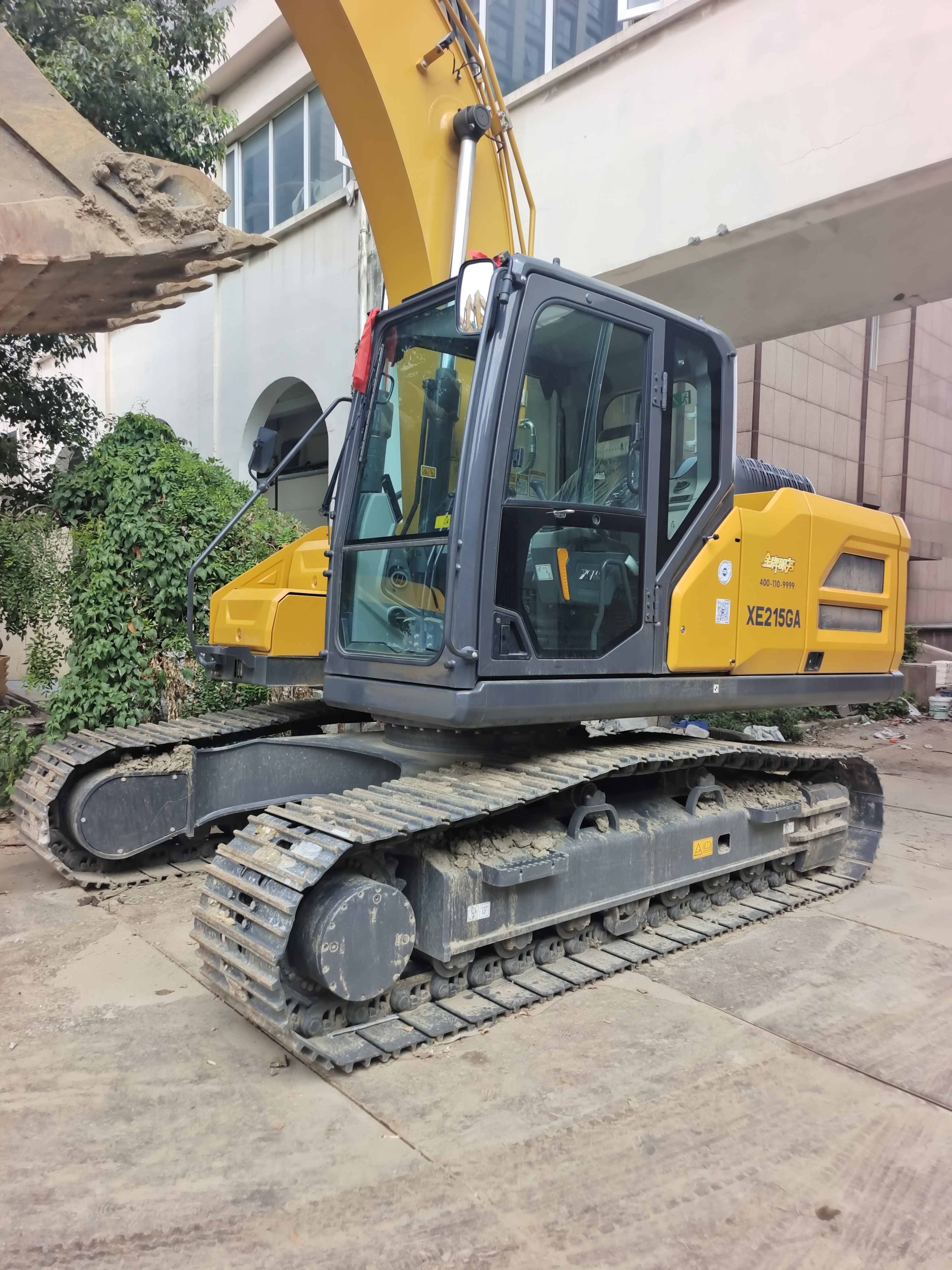 Brand New XCMG Xe215ga Crawler Excavator 8 Brake Wheels Original New Hydraulic Digger Construction Machinery for Sale