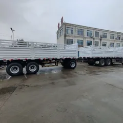 HOWO 6x4 Cargo Truck with Full Sidewall Stake Semi-trailer (One Tractor + One Stake Trailer Combination)