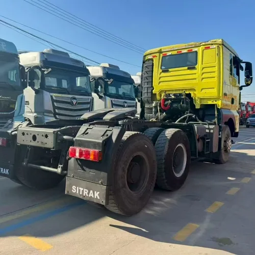 Second Hand High Quality SITRAK C7H Rear 8 Wheel Heavy Tractor Head Full MAN Engine Chassis Inspection For Overseas Mining Construction Freight Transport Project