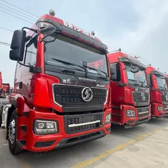 Used Euro 5 SHACMAN M3000S 6×4 Light Tractor Truck 460HP Weichai Diesel Engine Fast Manual Gearbox For Long Distance Container Coal Logistics Export To Africa Central Asia