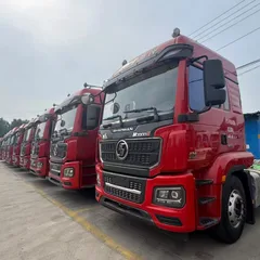 Used Euro 5 SHACMAN M3000S 6×4 Light Tractor Truck 460HP Weichai Diesel Engine Fast Manual Gearbox For Long Distance Container Coal Logistics Export To Africa Central Asia