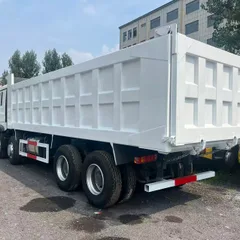 Second Hand High Quality Refurbished HOWO TX Front 4 Rear 8 Wheel Tipper Truck Full Chassis Engine Hydraulic System Inspection For Overseas Urban Construction Mining Transport Project