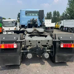 Second Hand High Quality Refurbished HOWO NX 6×4 Rear 8 Wheel Tractor Head Full Chassis Engine Inspection Euro III Emission For Overseas Long Haul Freight Project