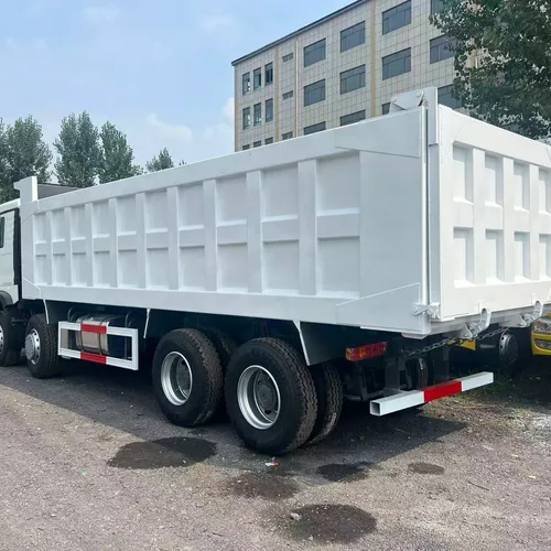 Second Hand High Quality Refurbished HOWO TX Front 4 Rear 8 Wheel Tipper Truck Full Chassis Engine Hydraulic System Inspection For Overseas Urban Construction Mining Transport Project
