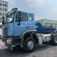 Second Hand High Quality Refurbished HOWO NX 6×4 Rear 8 Wheel Tractor Head Full Chassis Engine Inspection Euro III Emission For Overseas Long Haul Freight Project