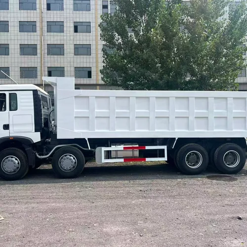 Second Hand High Quality Refurbished HOWO TX Front 4 Rear 8 Wheel Tipper Truck Full Chassis Engine Hydraulic System Inspection For Overseas Urban Construction Mining Transport Project