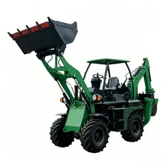 SHENTUI 4WD Mini Backhoe Loader with 1000kg Rated Load