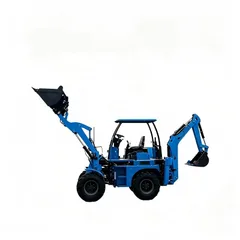 SHENTUI 4WD Mini Backhoe Loader with 1000kg Rated Load