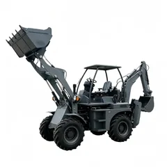 SHENTUI 4WD Mini Backhoe Loader with 1000kg Rated Load