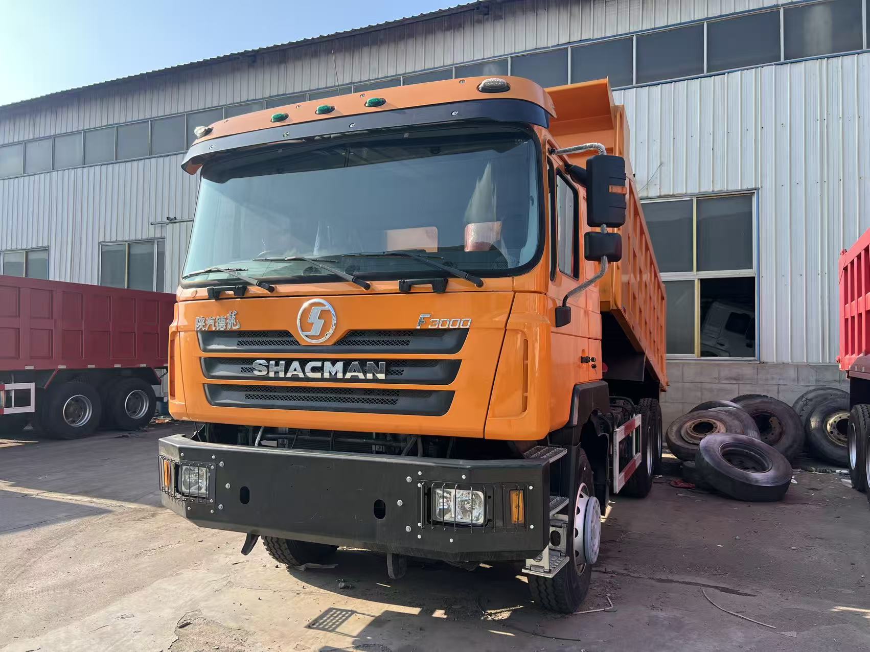 Hot Sale Reconditioned SHACMAN F3000 Series 6×4 Rear 8 Wheel Dump Truck Heavy Duty Construction Tipper Vehicle Ready For Bulk Shipment To Africa Central Asia Market