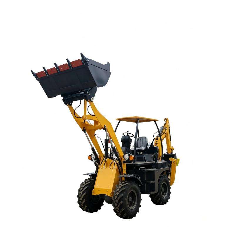 SHENTUI 4WD Mini Backhoe Loader with 1000kg Rated Load