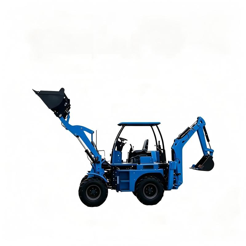 SHENTUI 4WD Mini Backhoe Loader with 1000kg Rated Load