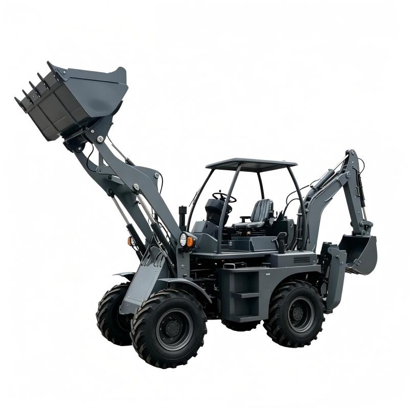 SHENTUI 4WD Mini Backhoe Loader with 1000kg Rated Load