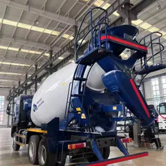 Used HOWO 6X4 Concrete Mixer Truck, 10/12 Cubic Cement Mixer Tank Truck, Second-hand Mixer Vehicle for Construction Export