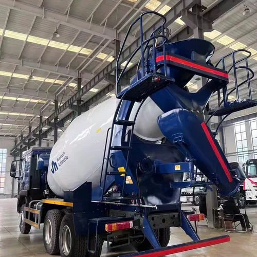 Used HOWO 6X4 Concrete Mixer Truck, 10/12 Cubic Cement Mixer Tank Truck, Second-hand Mixer Vehicle for Construction Export