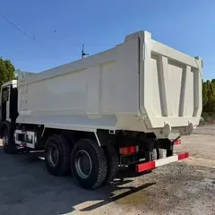 Used HOWO 6X4 10 Wheel Tipper Dump Truck, Thick Wear-resistant Cargo Box Dumper, Second-hand Construction Truck for Africa & Middle East Export