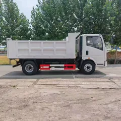 Used HOWO 4X2 Light Dump Tipper Truck, 4.2m Small Dumper for Construction Sand Short Haul Export