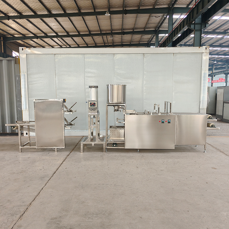 2.7m Automatic Tofu Skin Production Line, Model 270 Pneumatic Timed Pressing Machine, Complete Commercial Tofu Sheet Processing Equipment