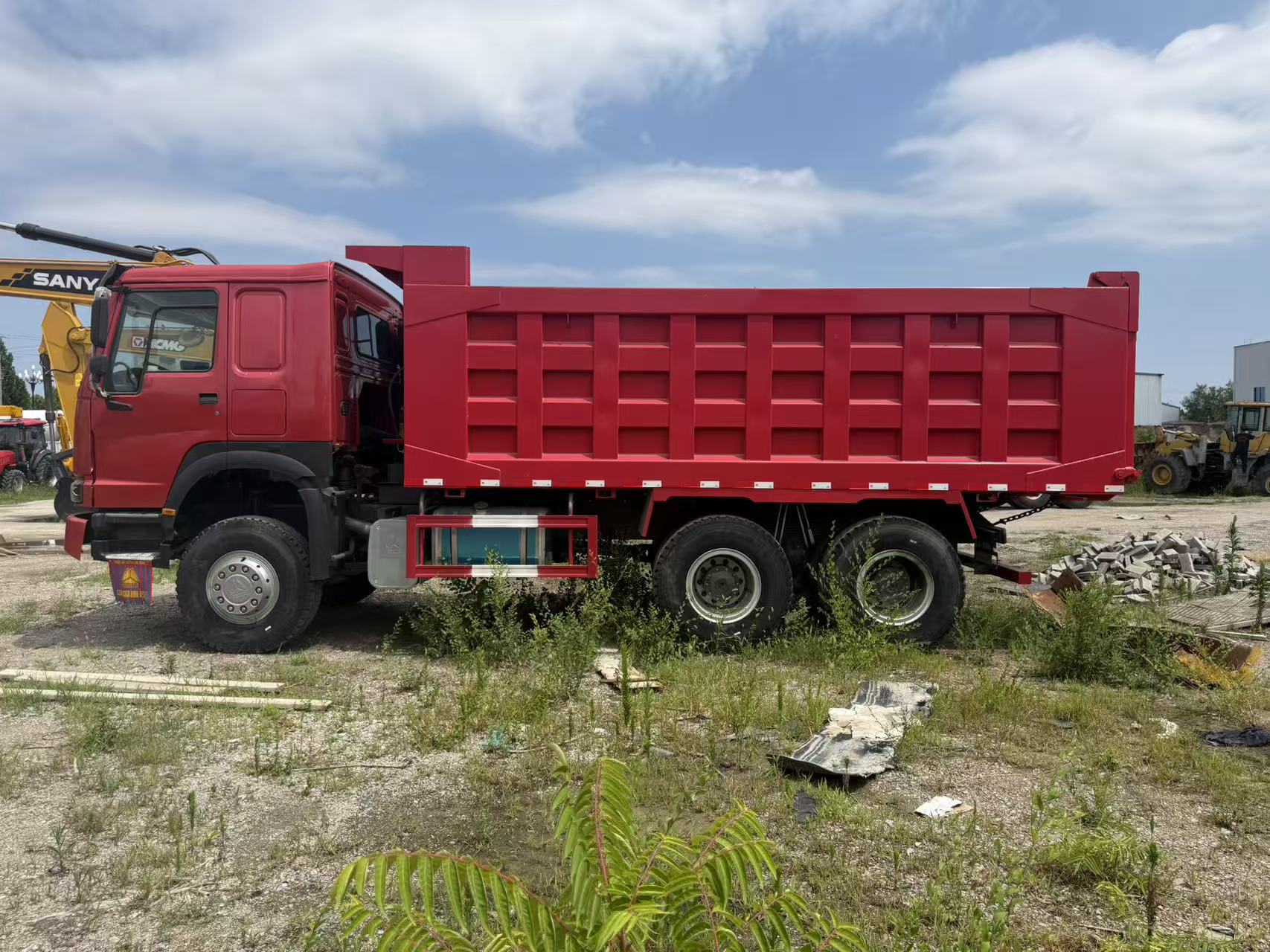 High Quality Remanufactured HOWO 371 Rear 8 Wheel 6×4 Tipper Truck Full Engine Chassis Hydraulic System Inspection For Overseas Mining Infrastructure Transport Project