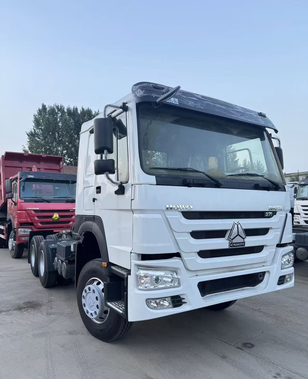 Factory Spot Brand New Remanufactured Sinotruk HOWO 371 6×4 Heavy Duty Tractor Head Euro II 371HP Mechanical Pump Engine 16 Ton Heavy Axle For Mine Coal Container Heavy Haul Bulk Export With Full Customs Clearance Documents