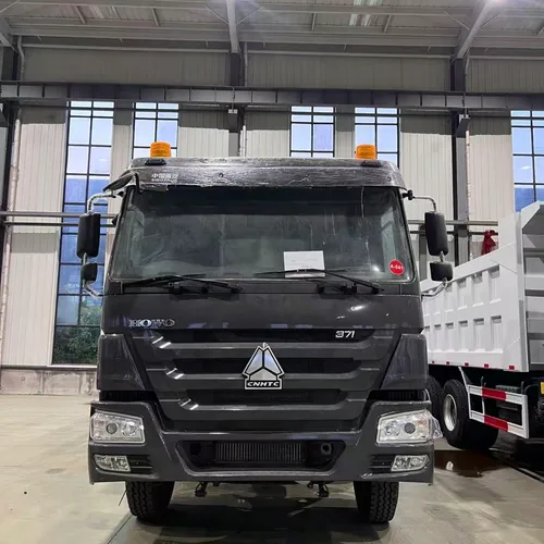 High Condition Brand New Remanufactured HOWO 371 Rear 8 Wheel Mining Tipper Truck 371HP Heavy Dual Rear Axle For Overseas Mine Earthwork Waste Transport Spot Bulk Shipment To Africa Asia