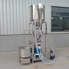 Automatic Bean Feeding Grinding & Residue Mixing Integrated Machine, Commercial Soybean Grinder with Sand Separation for Tofu Workshop