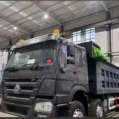 High Condition Brand New Remanufactured HOWO 371 Rear 8 Wheel Mining Tipper Truck 371HP Heavy Dual Rear Axle For Overseas Mine Earthwork Waste Transport Spot Bulk Shipment To Africa Asia