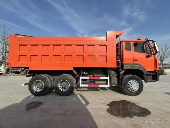 SINOTRUK HOWO 6×4 Dump Truck 371HP 10 Tires 5.8m Cargo Box Tipper Truck Custom Refurbishment For Oversea Export
