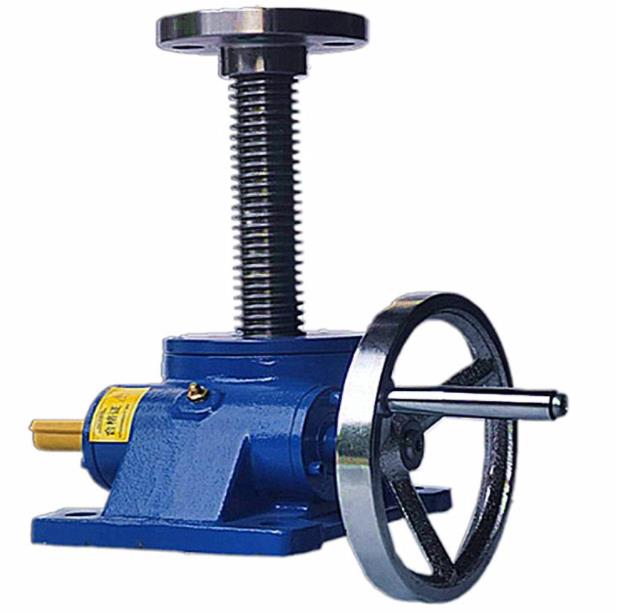 The screw jack is a mechanical device that drives the screw to perform linear motion through worm gear transmission
