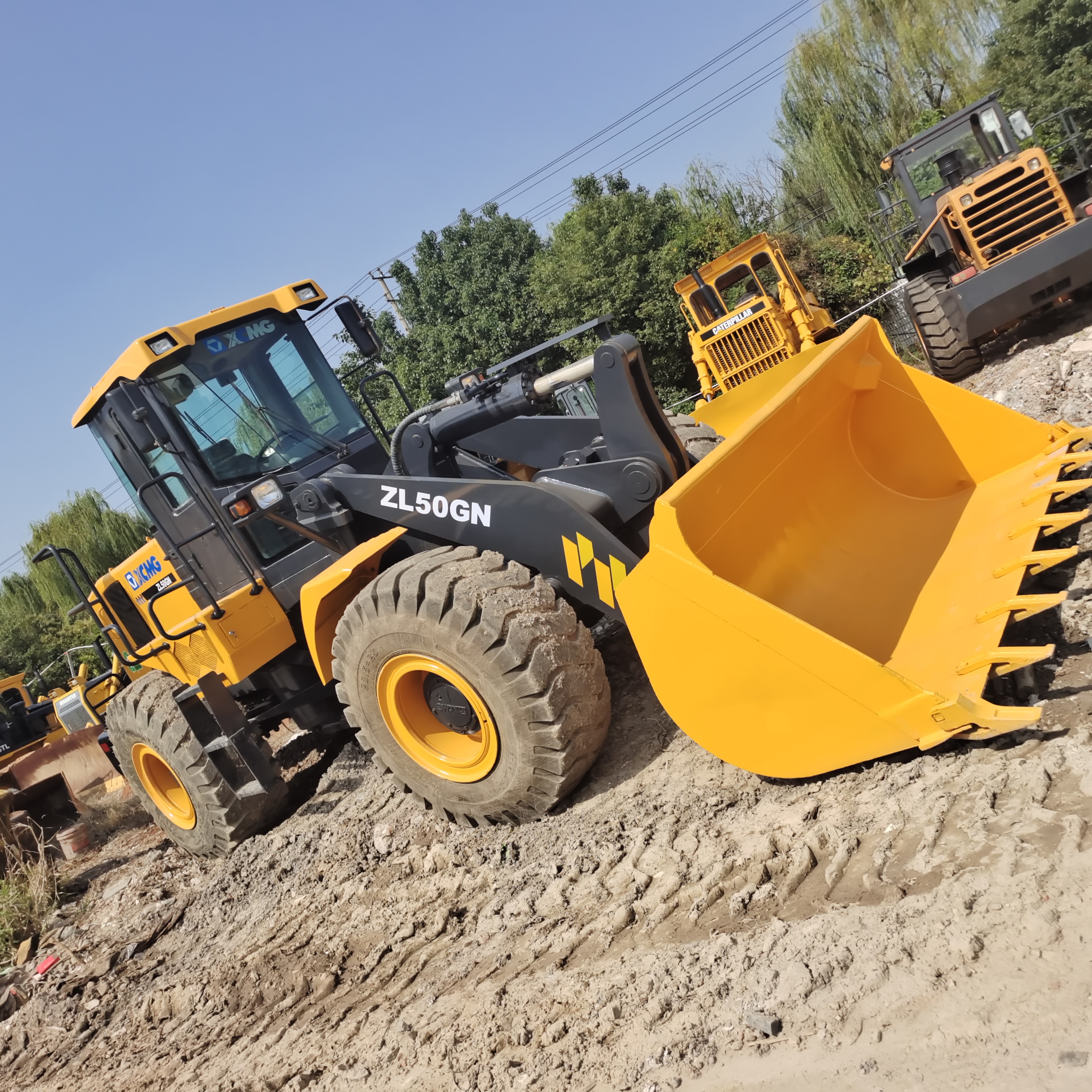 Zl50gn 5ton Wheel Loader 3.0m³ Bucket High Efficiency Construction Loader for Heavy Duty Material Handling Works