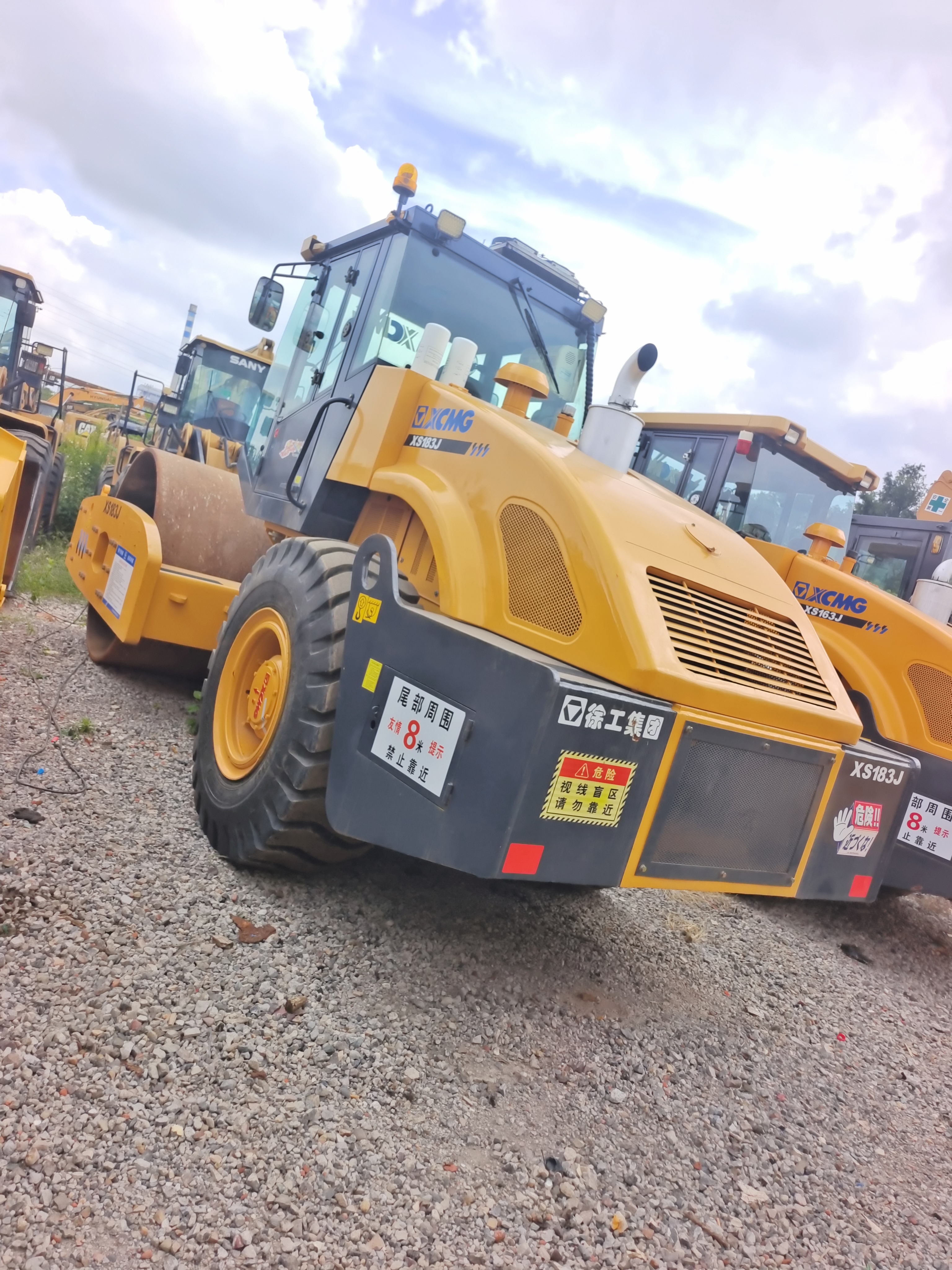 XCMG Official Manufacturer Used Road Machine Xs183j 18ton Single Drum Road Roller Second Hand