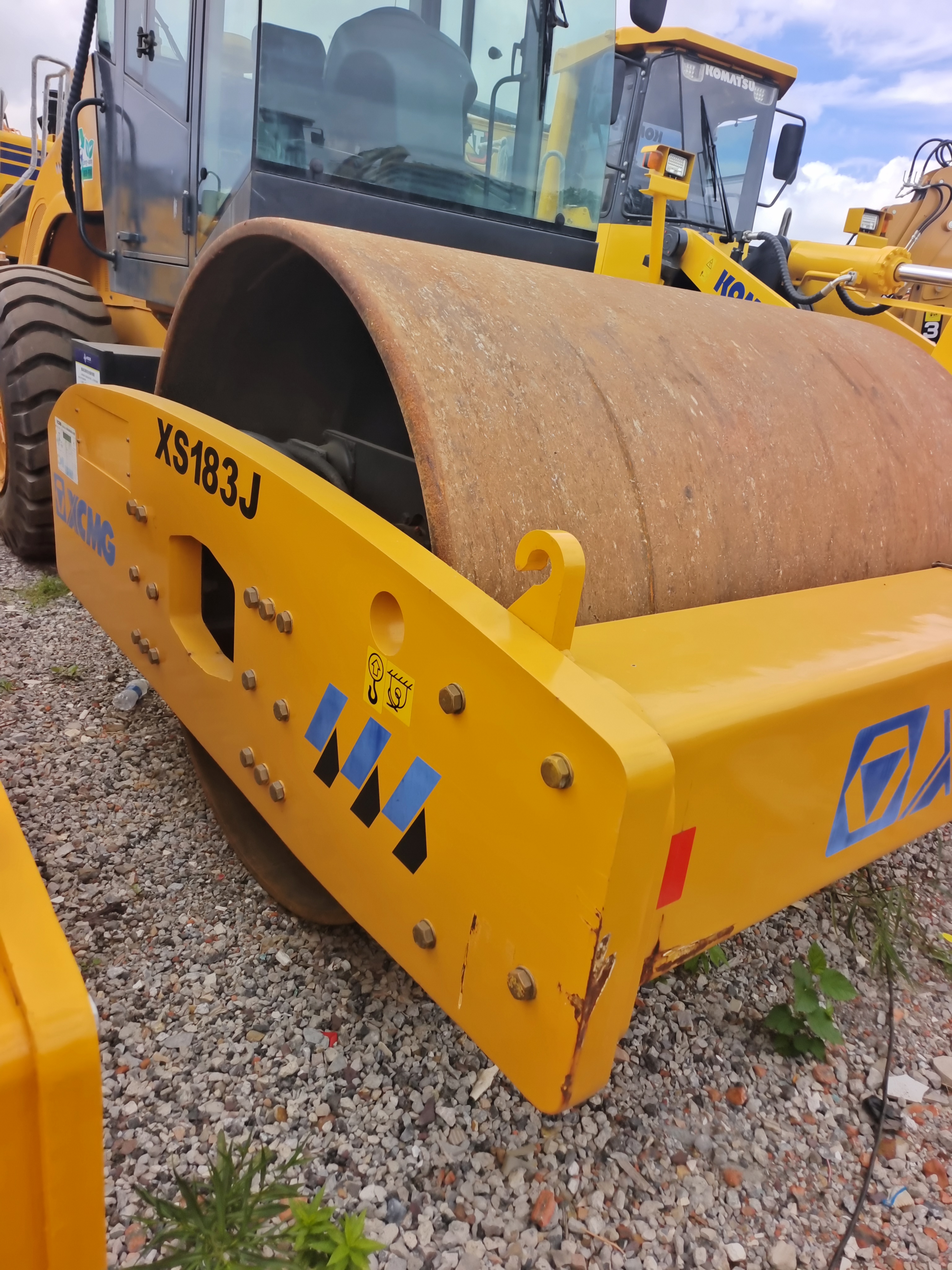 XCMG Official Manufacturer Used Road Machine Xs183j 18ton Single Drum Road Roller Second Hand