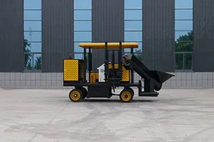 Wheel Concrete Slipform Machine, Dual-use Slipform Paver for Curb & Water Channel
